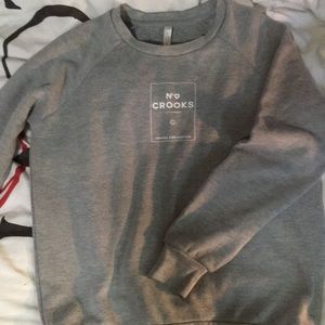 Crooks and Castles grey crew neck